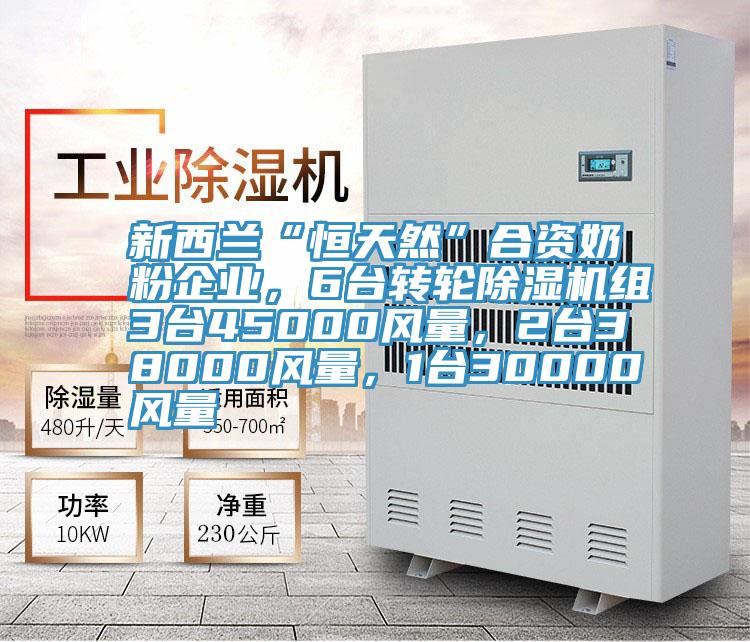 新西蘭“恒天然”合資奶粉企業(yè),6臺(tái)轉(zhuǎn)輪除濕機(jī)組3臺(tái)45000風(fēng)量,2臺(tái)38000風(fēng)量,1臺(tái)30000風(fēng)量