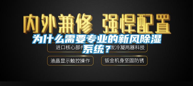 為什么需要專業的新風除濕系統？