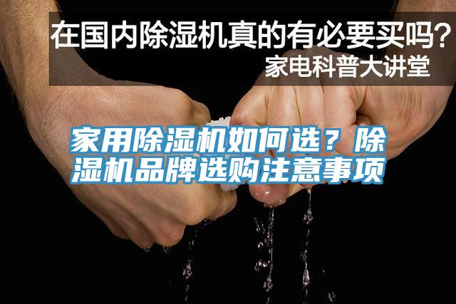 家用除濕機如何選?除濕機品牌選購注意事項