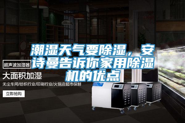潮濕天氣要除濕，安詩曼告訴你家用除濕機的優點