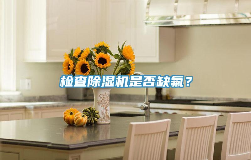 檢查除濕機(jī)是否缺氟?