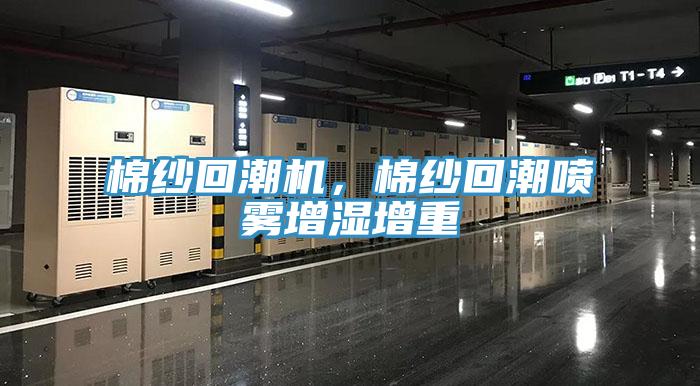 棉紗回潮機(jī),棉紗回潮噴霧增濕增重