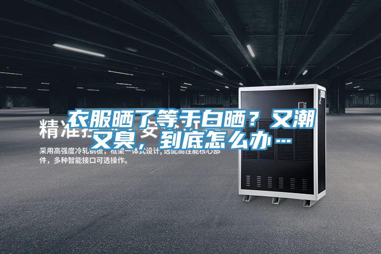 衣服曬了等于白曬？又潮又臭，到底怎么辦…