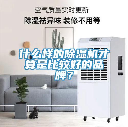 什么樣的除濕機才算是比較好的品牌？