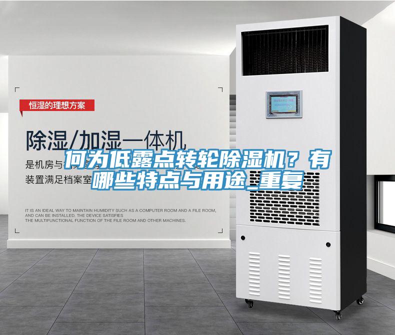 何為低露點轉(zhuǎn)輪除濕機？有哪些特點與用途_重復(fù)