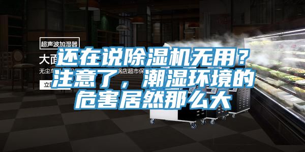 還在說除濕機無用?注意了,潮濕環境的危害居然那么大