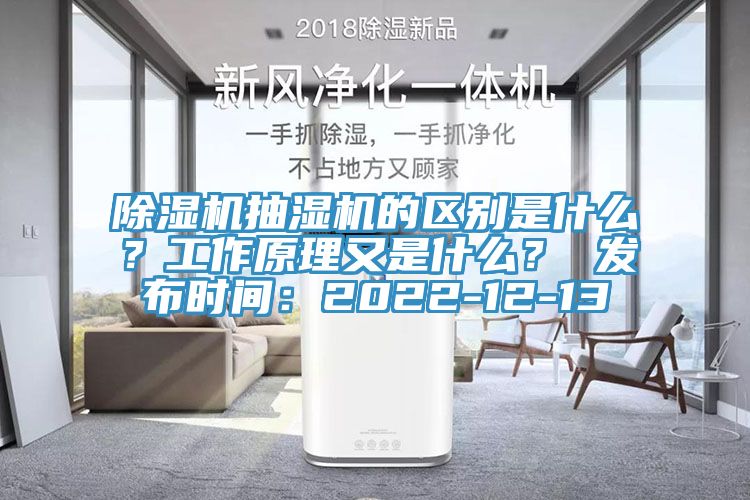 除濕機抽濕機的區別是什么？工作原理又是什么？ 發布時間：2022-12-13