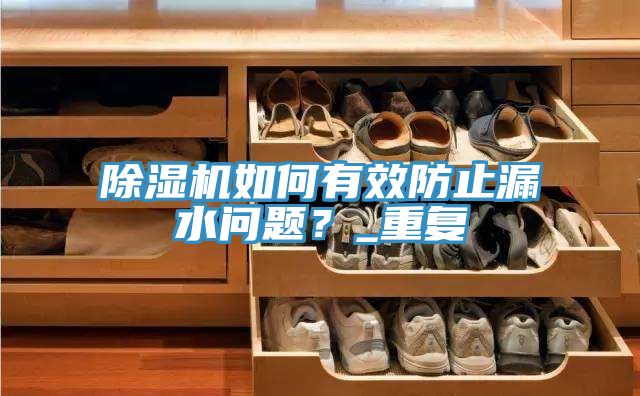 除濕機如何有效防止漏水問題?_重復