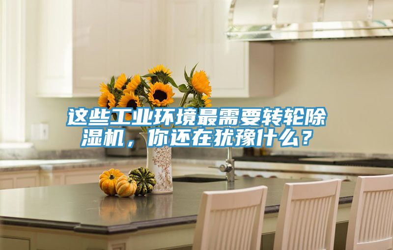 這些工業(yè)環(huán)境最需要轉(zhuǎn)輪除濕機(jī),你還在猶豫什么?