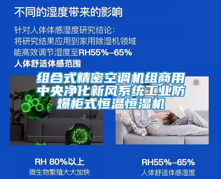 組合式精密空調機組商用中央凈化新風系統工業防爆柜式恒溫恒濕機