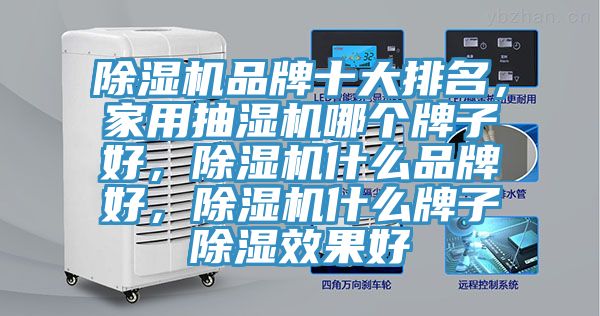 除濕機品牌十大排名,家用抽濕機哪個牌子好,除濕機什么品牌好,除濕機什么牌子除濕效果好