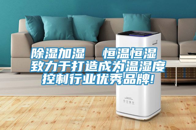 除濕加濕 恒溫恒濕 致力于打造成為溫濕度控制行業(yè)優(yōu)秀品牌!